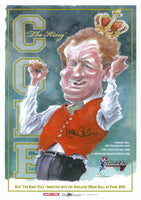 SIGNED KEN COLE A3 CARICATURE