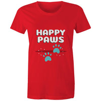 Happy Paws - AS Colour - Women's Maple Tee