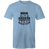 Beer is the Answer - AS Colour Staple - Mens T-Shirt