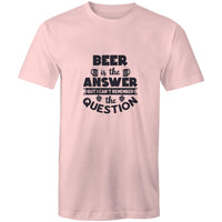 Beer is the Answer - AS Colour Staple - Mens T-Shirt